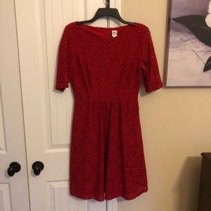 Red Lace Dress